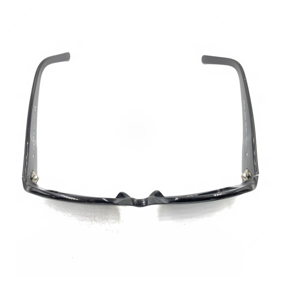 Prada SPR 14H 7BR-3M1 Charcoal Gray Rectangle Sunglasses Frames 57-16 130 Italy - Picture 3 of 12